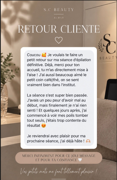 Laserontharing & Épilation laser à Aalst | SC Beauty capture decran 2026 09 04 132015